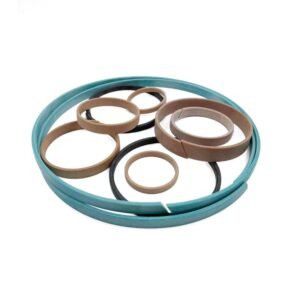 Phenolic resin with fabric wear ring for hydraulic cylinder guide support