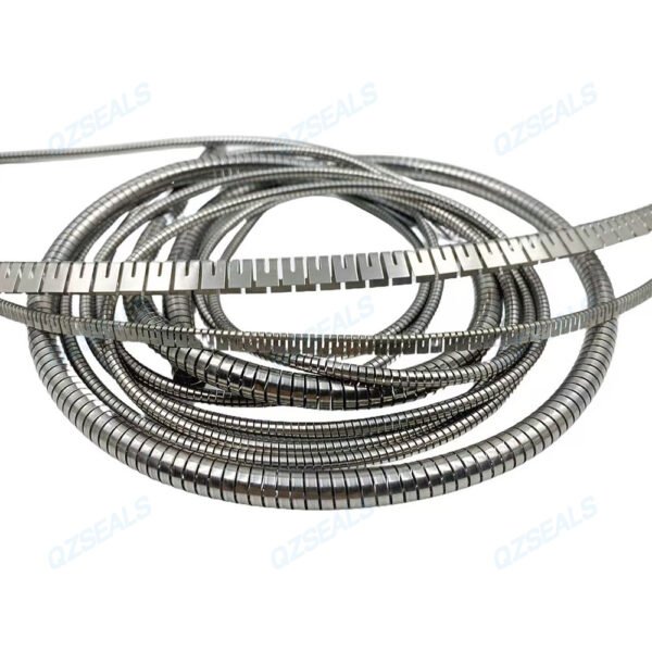 QZSEALS Helical Spring & Meander Spring SS301 for Sealing Applications Helical spring and Meander spring SS301 for spring energized seals and metal sealing systems