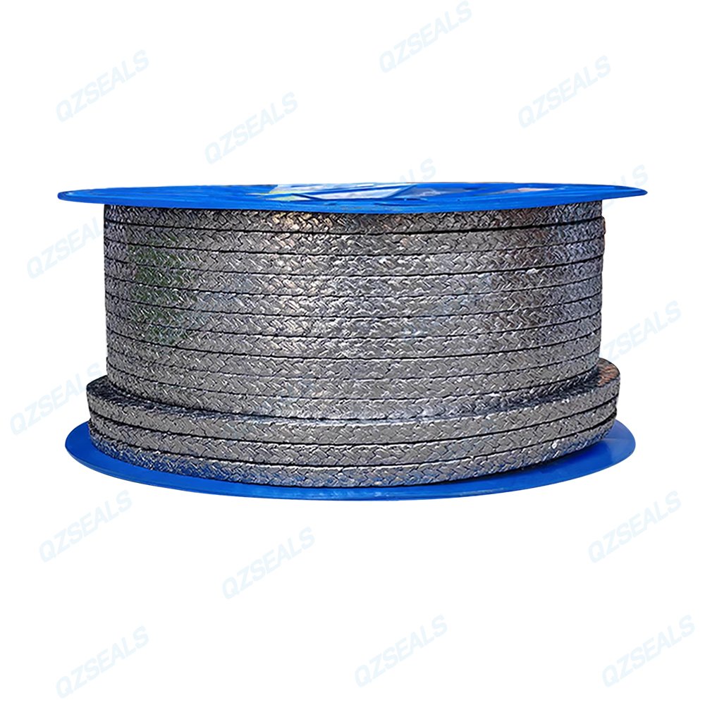 graphite gland packing rope high temperature high pressure nickel wire reinforced pump valve sealing material