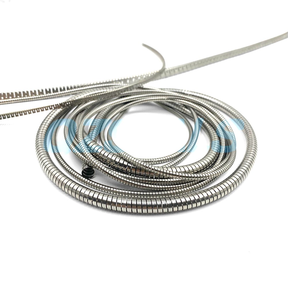 Stainless steel 301 helicoil springs for spring energized seals, high fatigue resistance and consistent preload