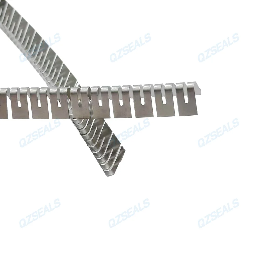 Meander spring made of stainless steel SS301 for spring energized seals