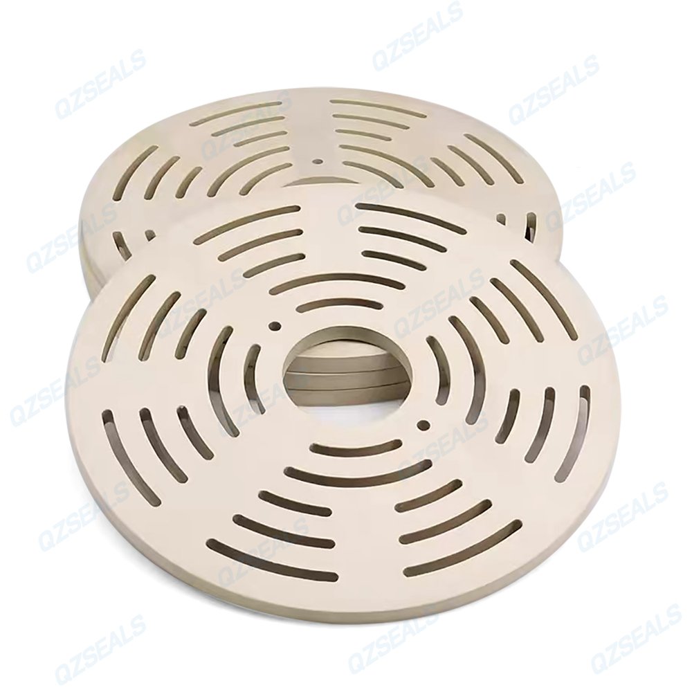 PEEK valve plate for air compressor sealing and high-temperature applications