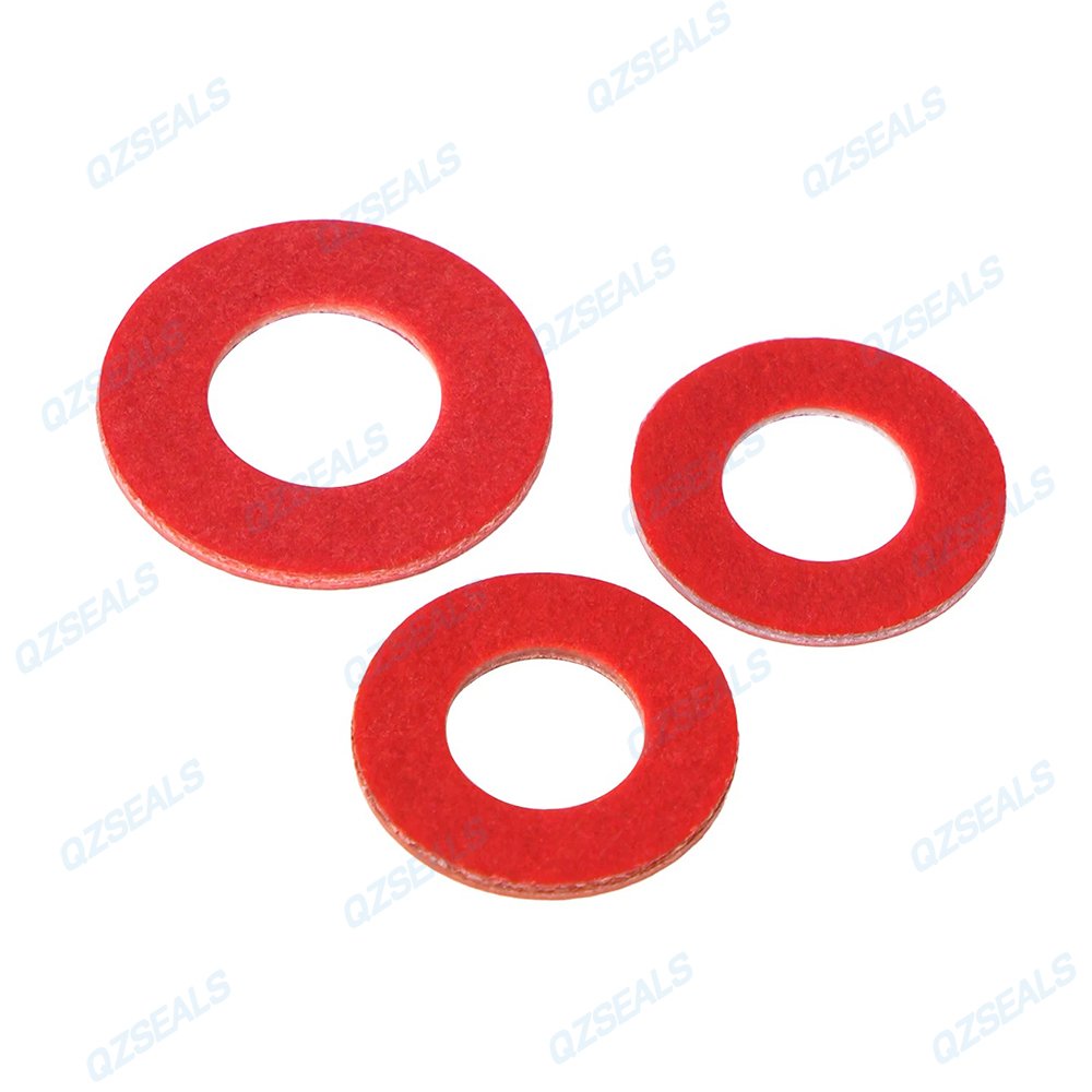 Red steel paper gasket insulating fiber gasket for electrical and industrial applications