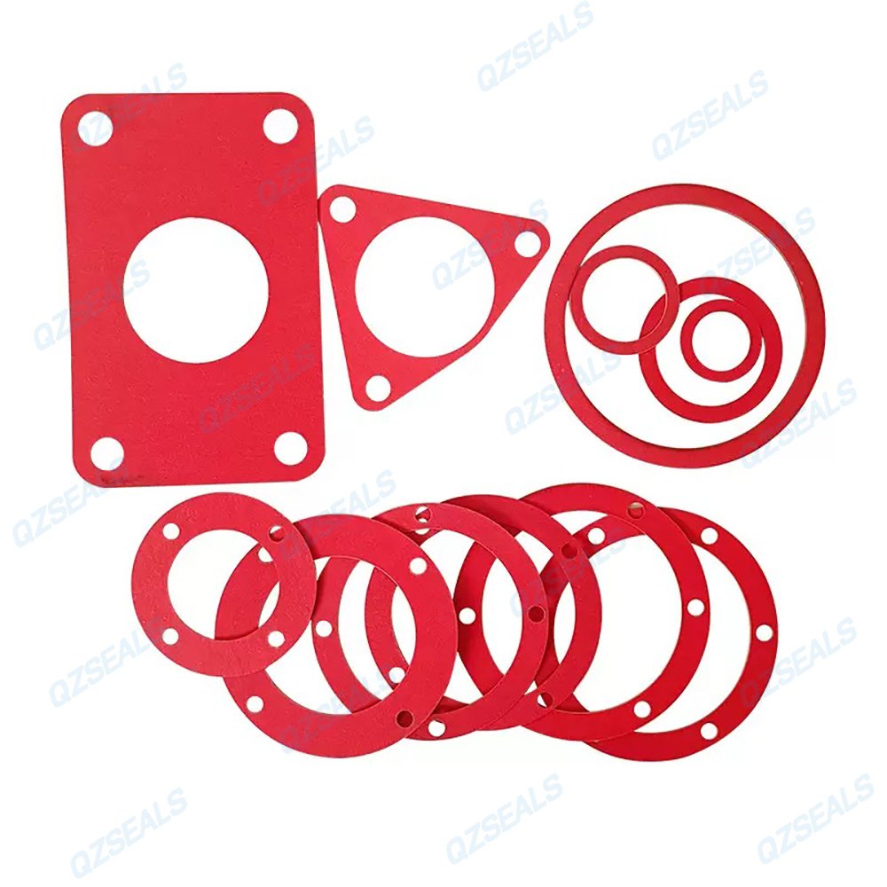 Red steel paper gasket insulating fiber gasket for electrical and industrial applications