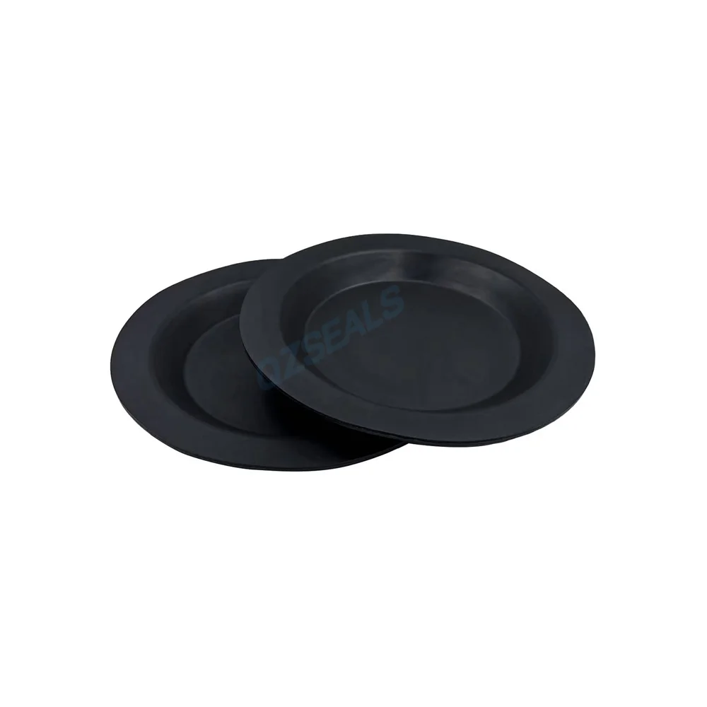 Fabric-reinforced rubber diaphragm for diaphragm pump and valve sealing