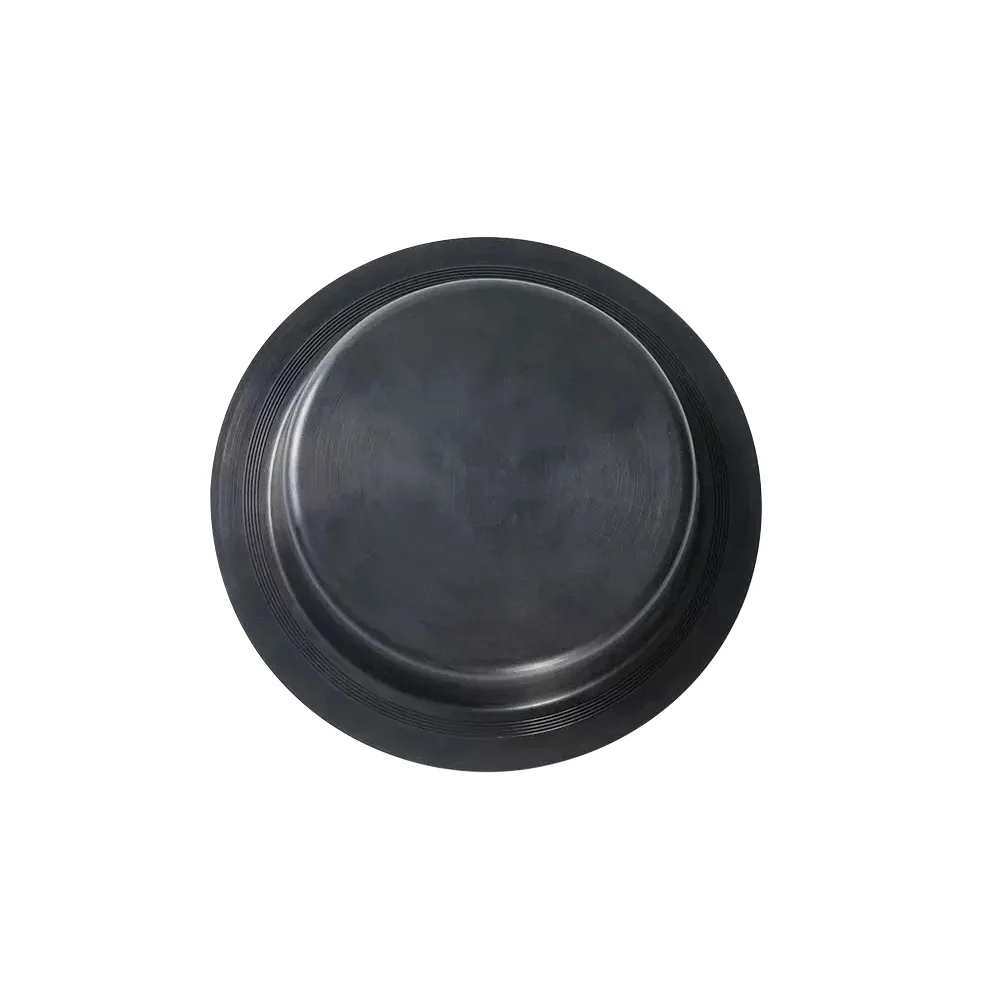 Fabric-reinforced rubber membrane for diaphragm pump and valve sealing