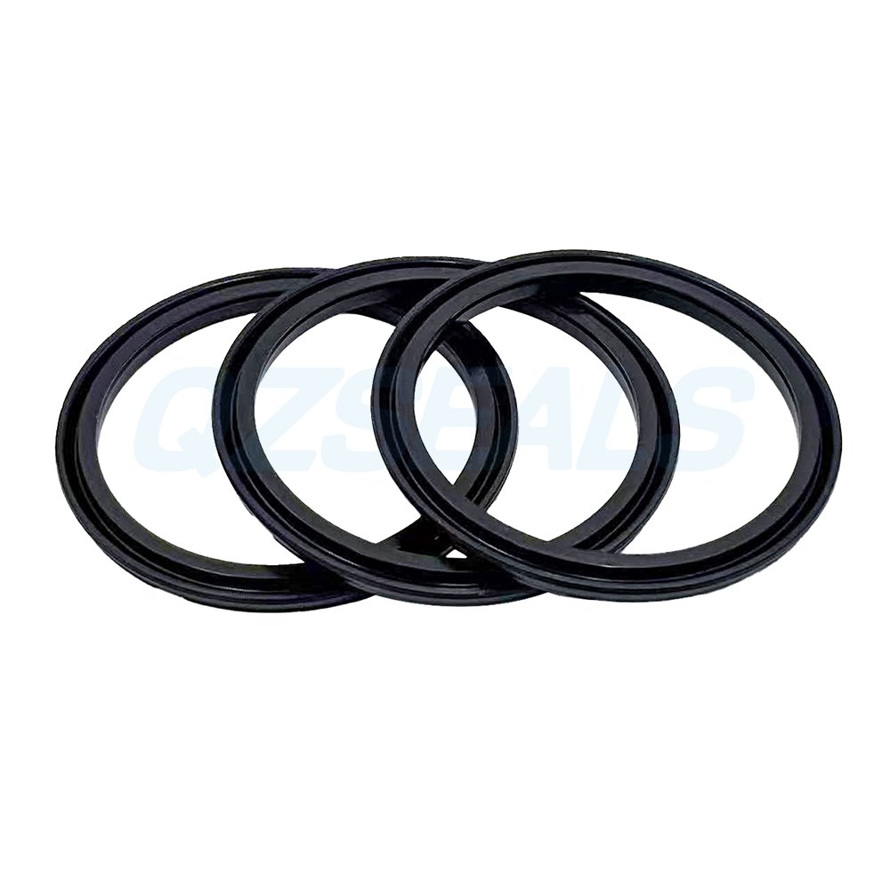 Z8 pneumatic seals for air cylinders, double-acting lip design, low friction, durable air cylinder seal by QZSEALS.