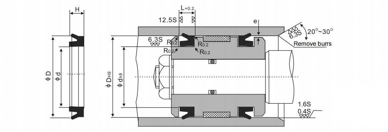 Z8 seal installation profile