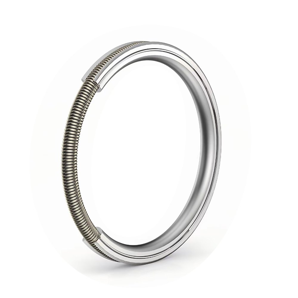 Metal C rings for high temperature, high pressure and corrosion resistant sealing
