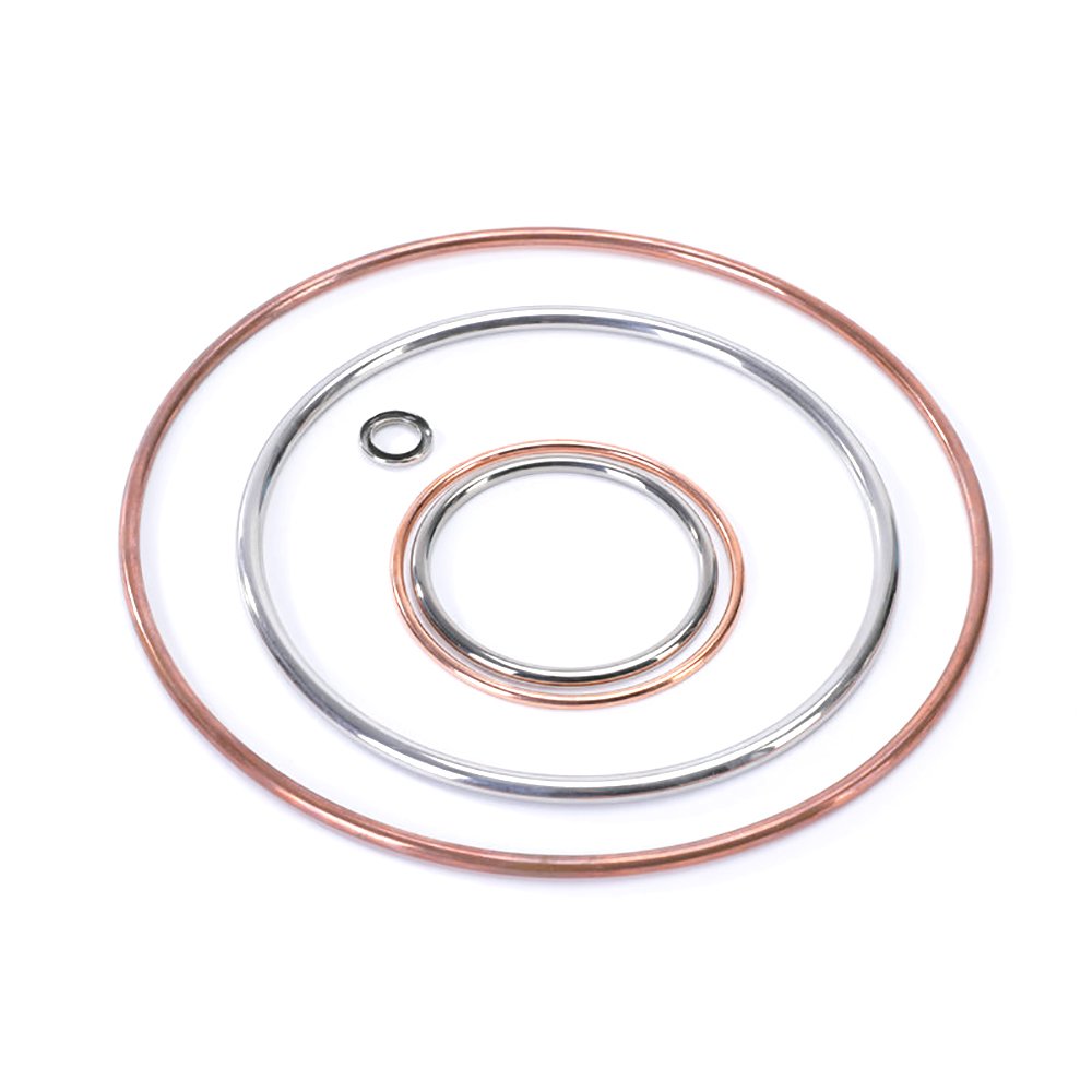 Metal O-rings for high-temperature and high-pressure sealing applications