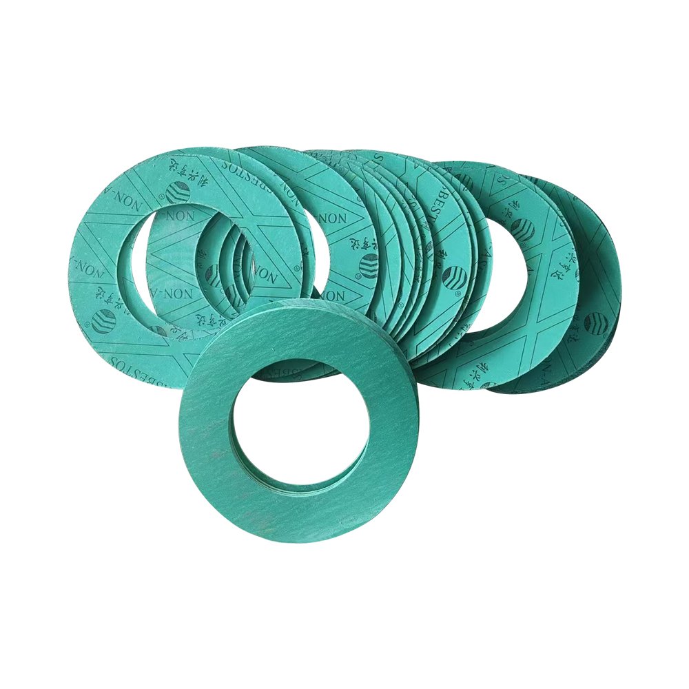 Non-asbestos gaskets for high temperature and pressure industrial sealing